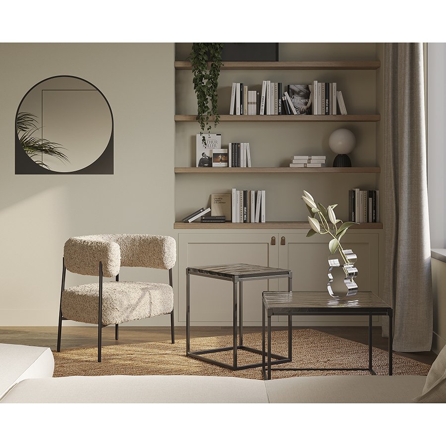 Столик журнальный mayen frosted, 50х41 см