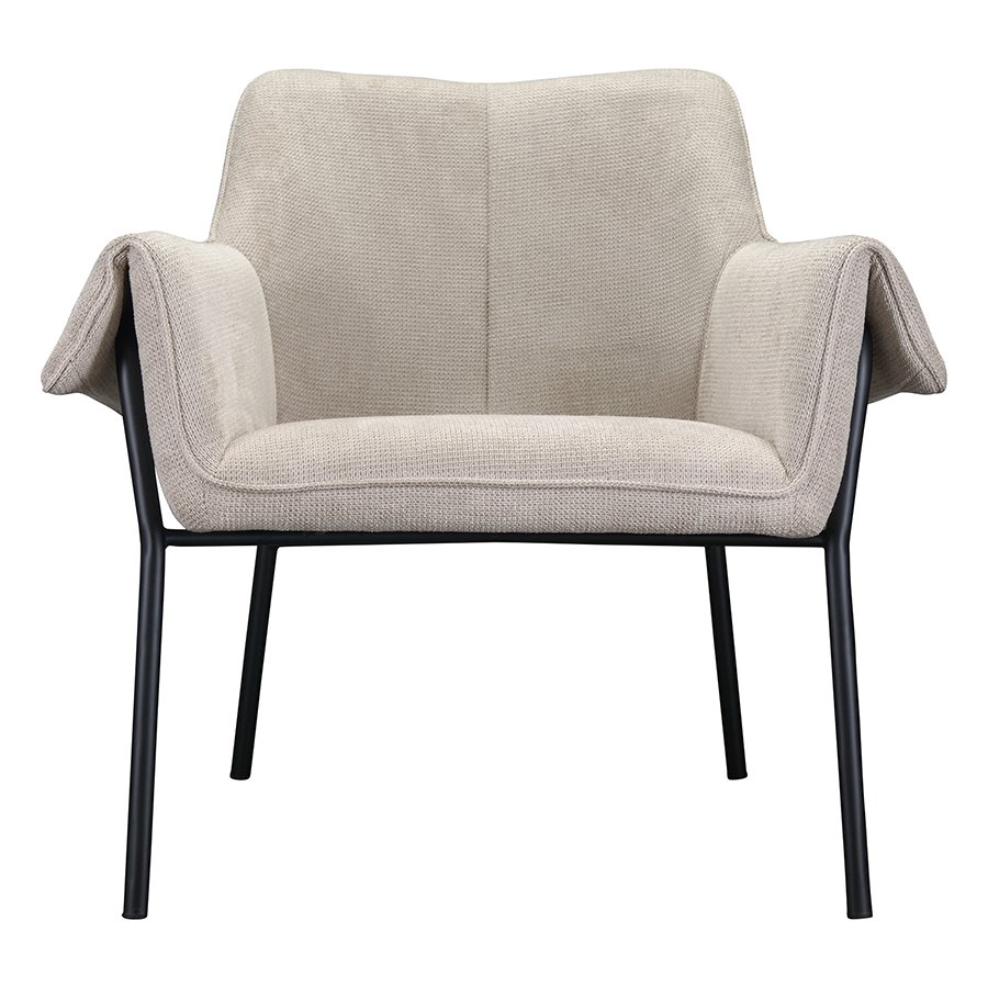 Лаунж-кресло aline, шенилл, серо-бежевое