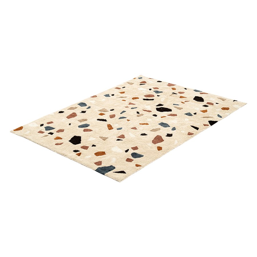 Ковер из хлопка terrazzo poetry из коллекции ethnic, 160х230 см