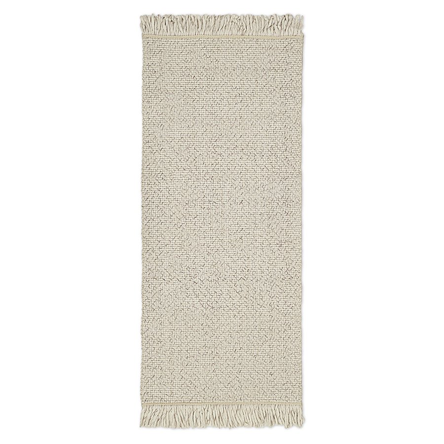 Ковер из переработанного пластика бежевого цвета из коллекции ethnic, 70х160 см