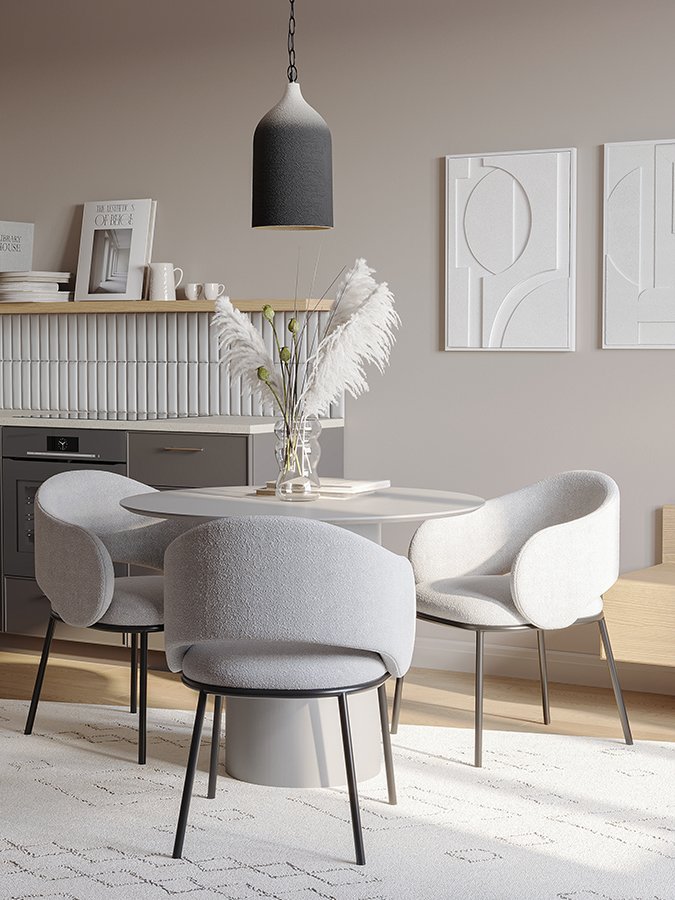 Светильник подвесной sustainable collection, D22х39 см, черный/белый