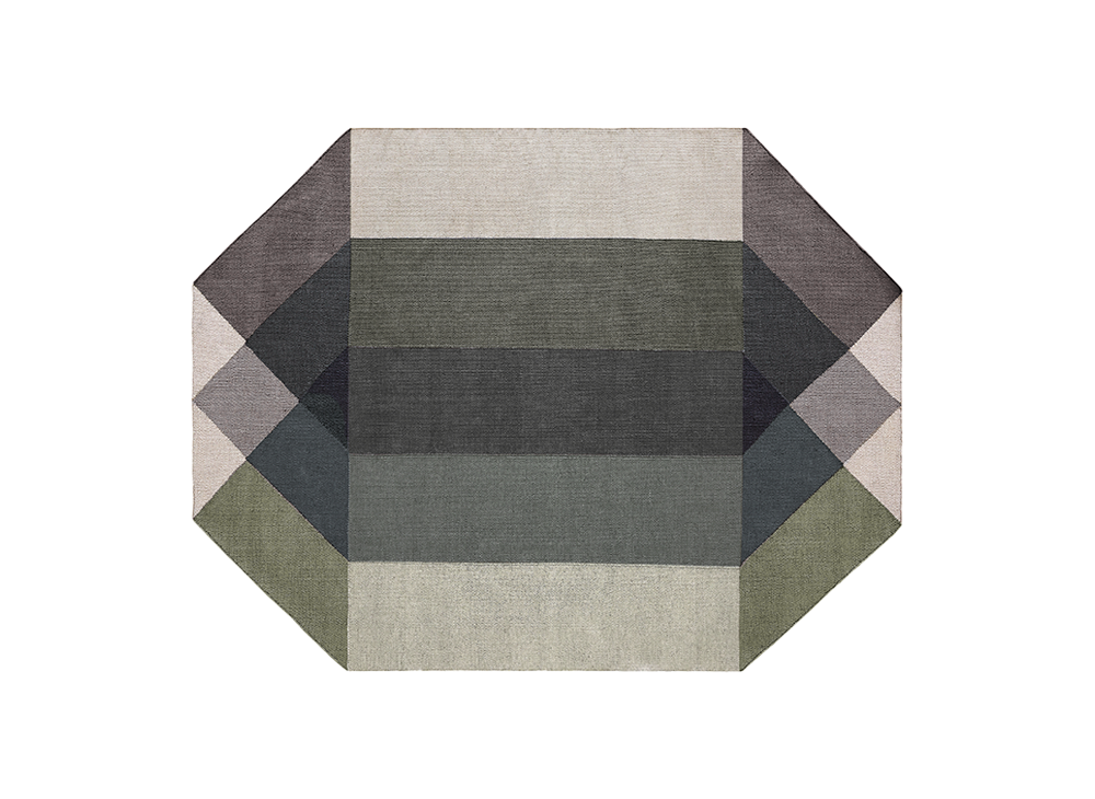 Ковер Diamond Green-Grey 170x220 cm