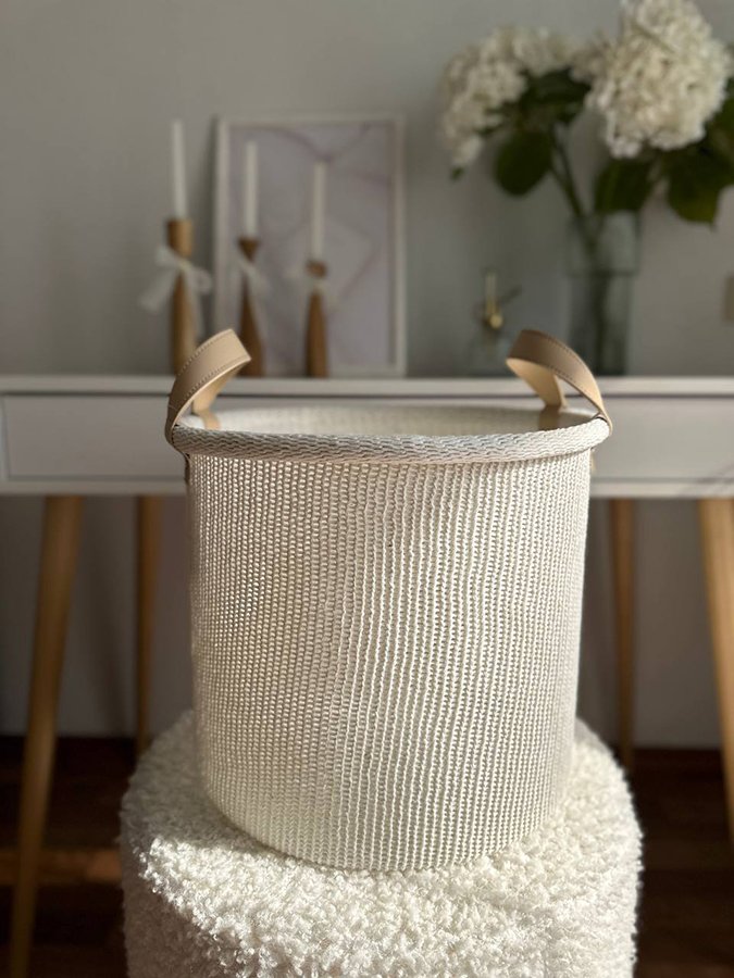 Корзина для хранения sustainable collection, D27х25 см, молочная