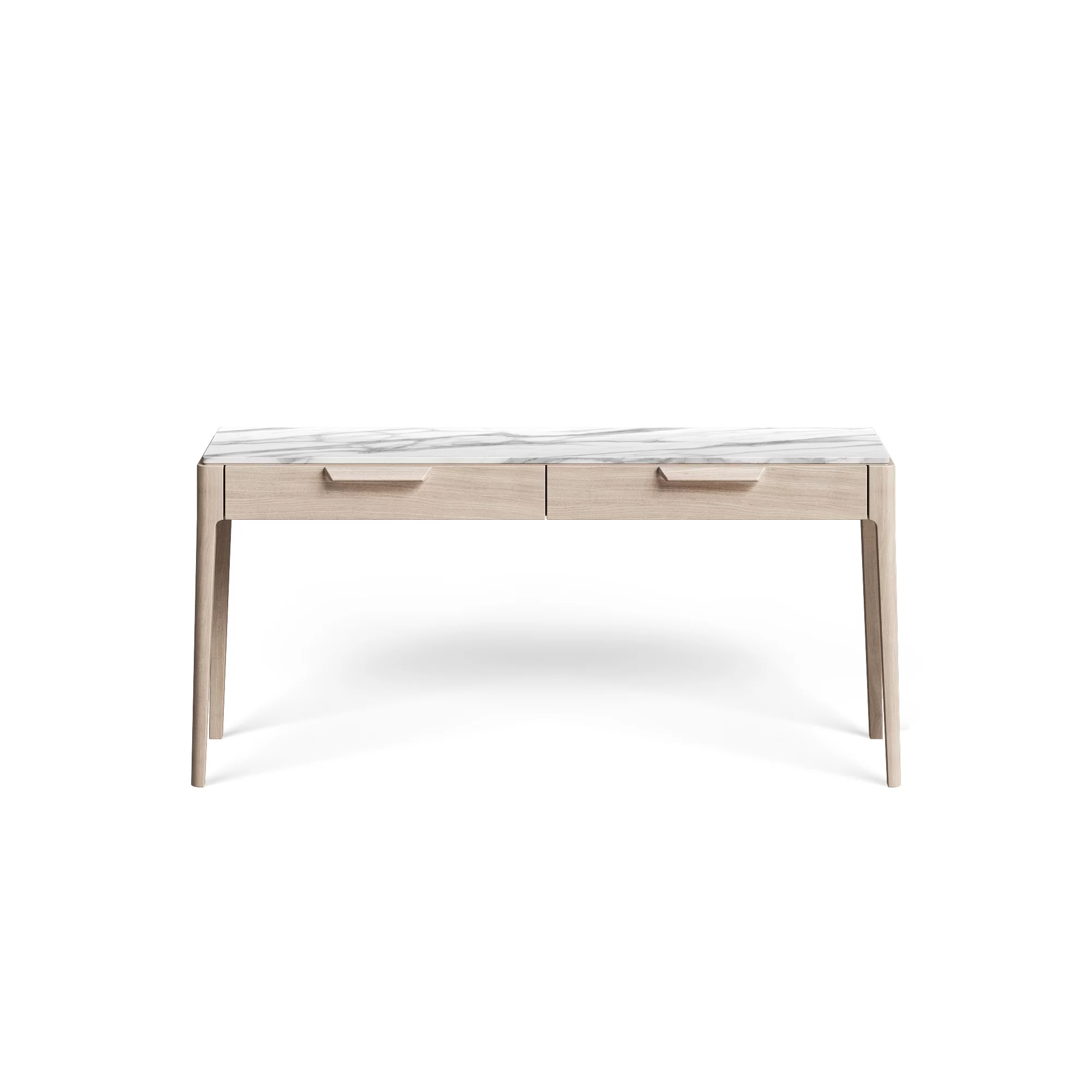 Консоль RIVI Harvey mini (дуб/молочный дуб) 100x40x61