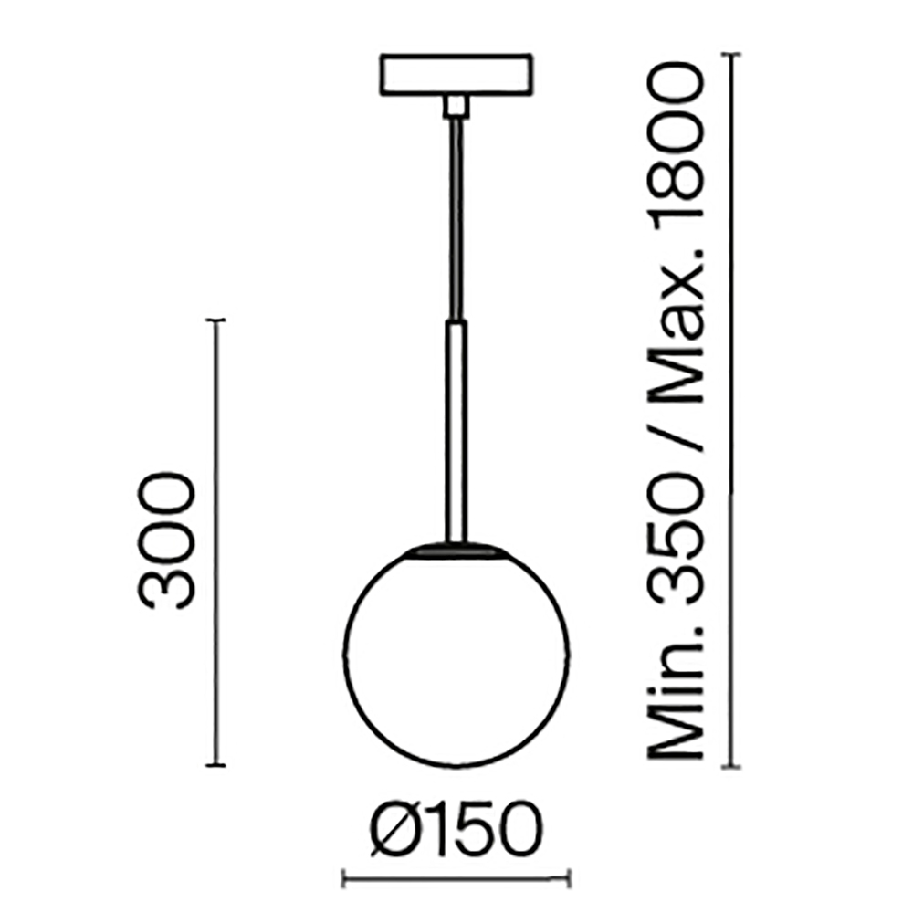 Подвесной светильник Basic form MOD321PL-01W