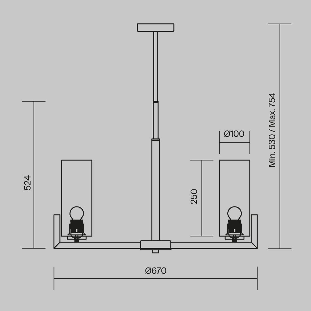 Люстра Fortano MOD089PL-06BS