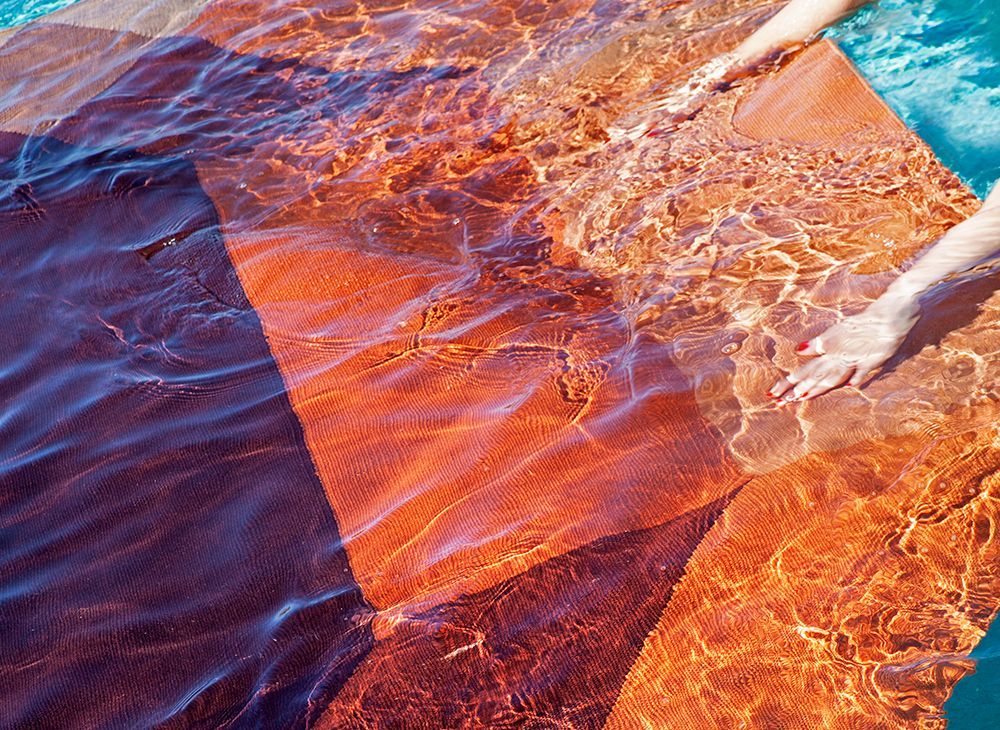 Ковер Diamond оранжевый-винный 200x260 cm