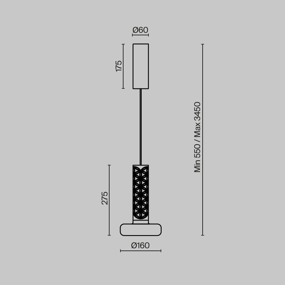 Подвесной светильник Esoteric MOD514PL-L15W3K