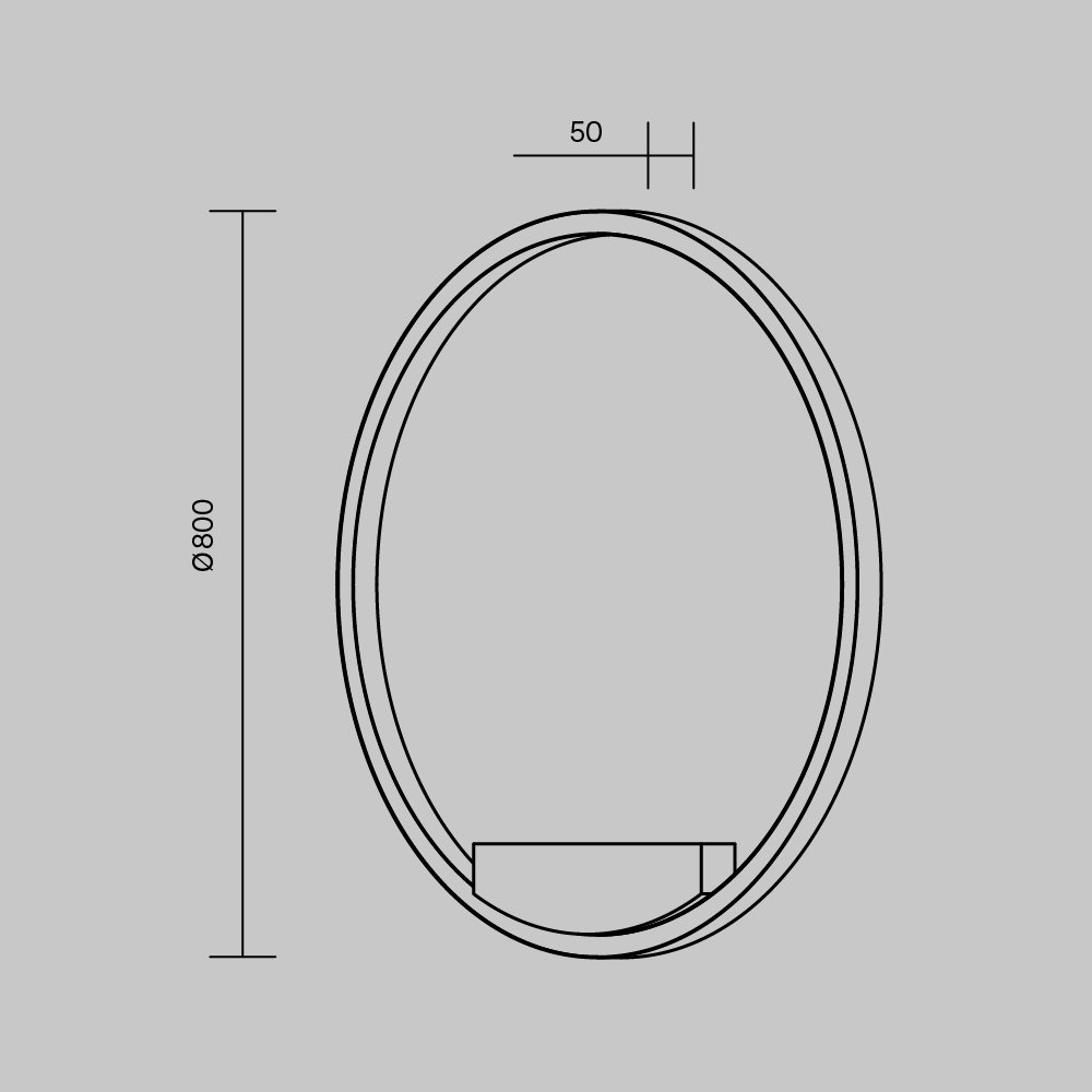 Настенный светильник (бра) Rim MOD058WL-L50WK