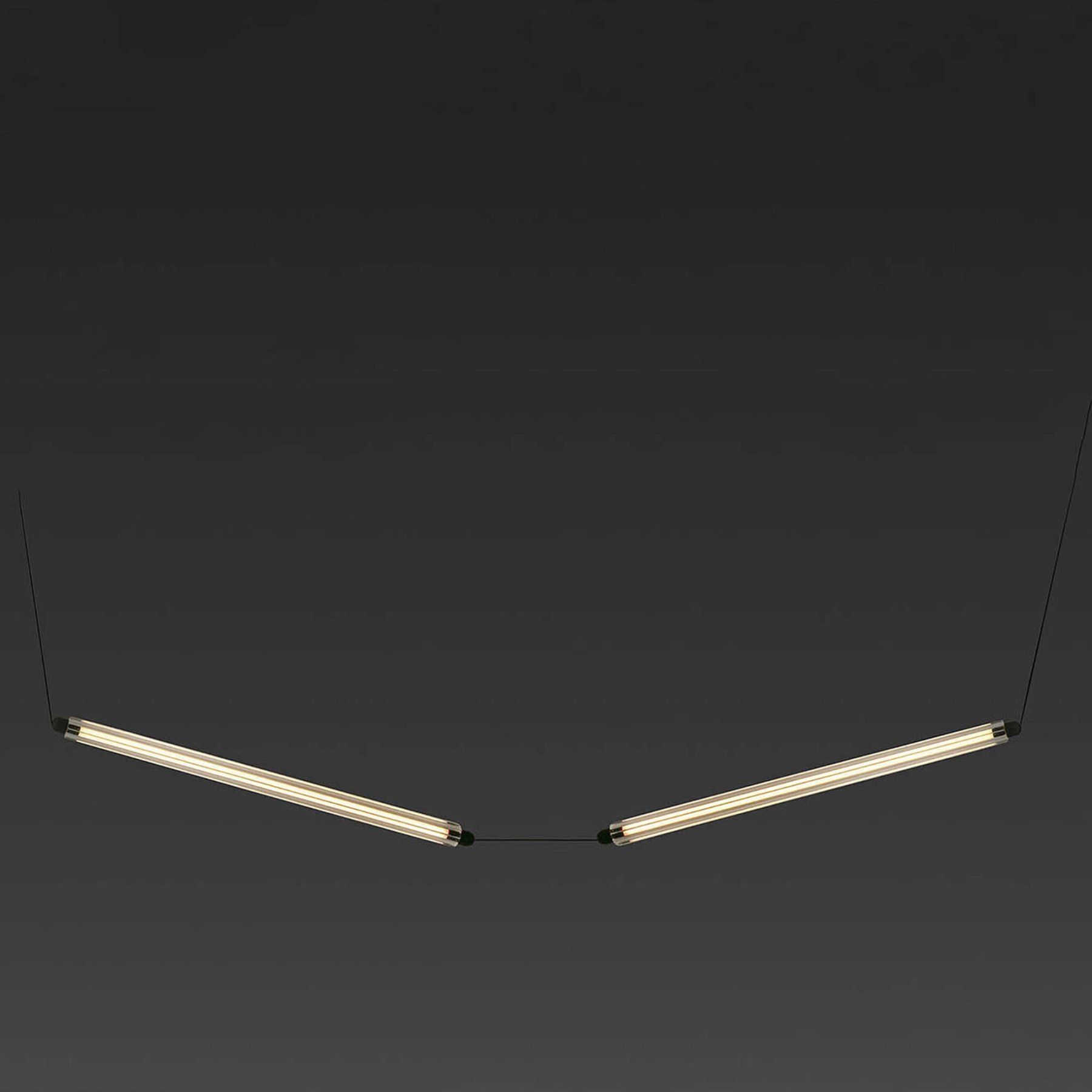 Подвесной светильник LUMINA 600 2L NESO SLIM черный LED 24W 2200K