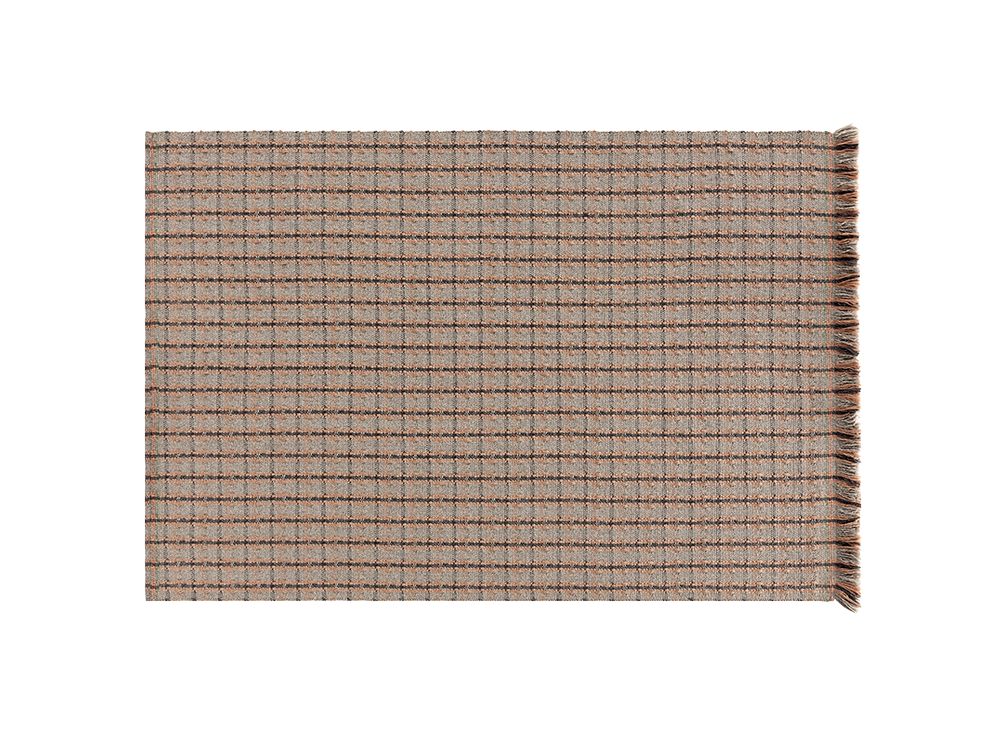 Ковер GL Checks терракотовый 200x300 см