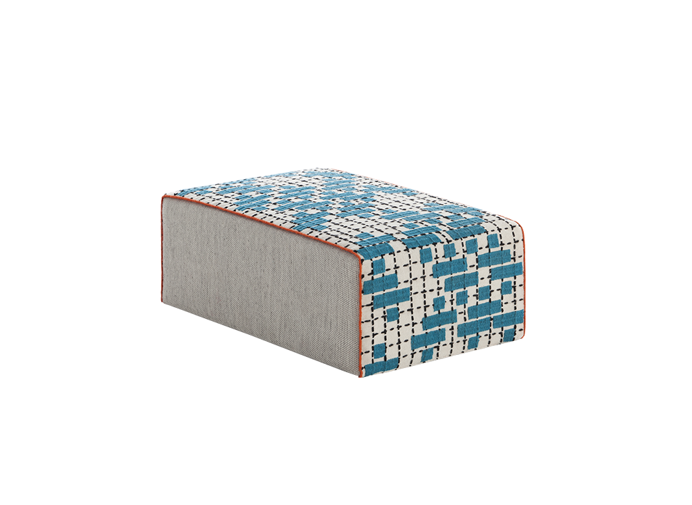 Пуф большой Bandas C Turquoise