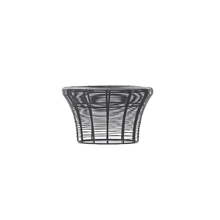 Табурет низкий Aram Anthracite