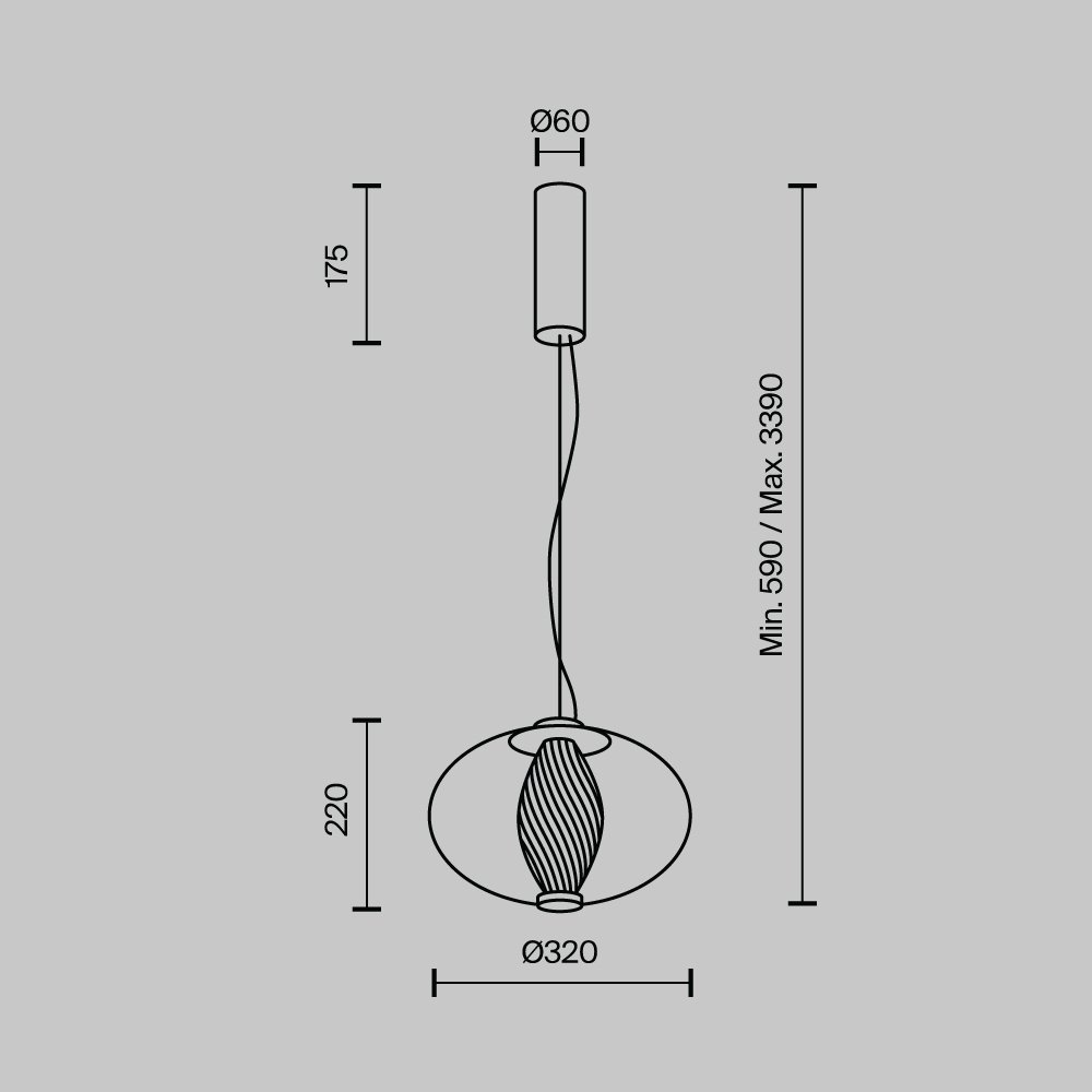 Подвесной светильник Memetics MOD406PL-L8W3K