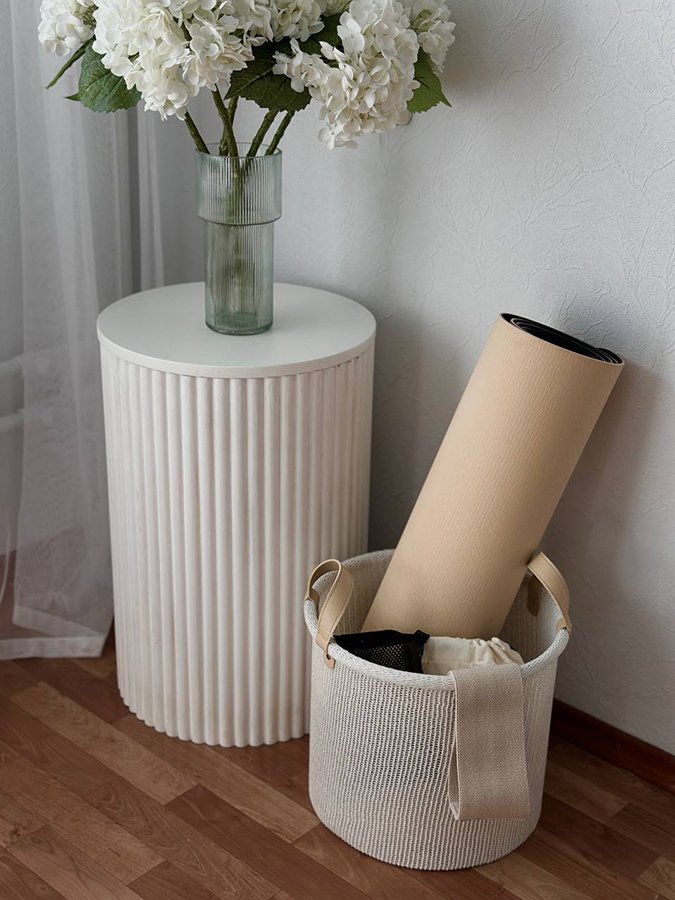 Корзина для хранения sustainable collection, D27х25 см, молочная