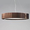 Rotor Chandelier L — американский орех — вплотную к потолку