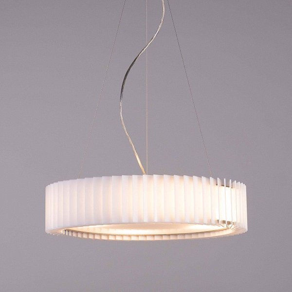 Rotor Chandelier white acrylic — M — на струнном подвесе