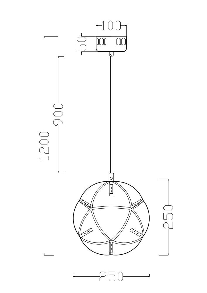 Подвесной светильник Amber FR5099PL-L6CH