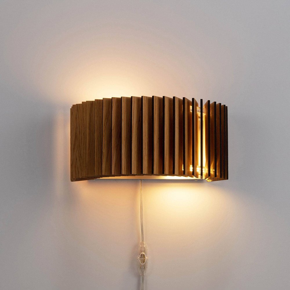 Rotor Wall Lamp Horizontal — дуб