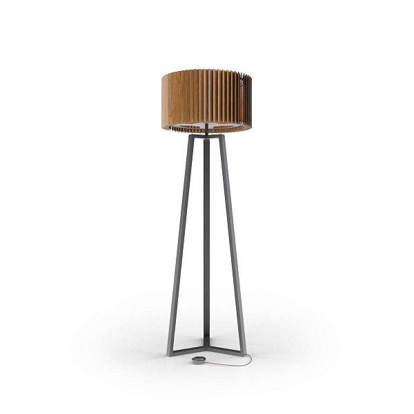 Rotor Floor Lamp — дуб — Черный