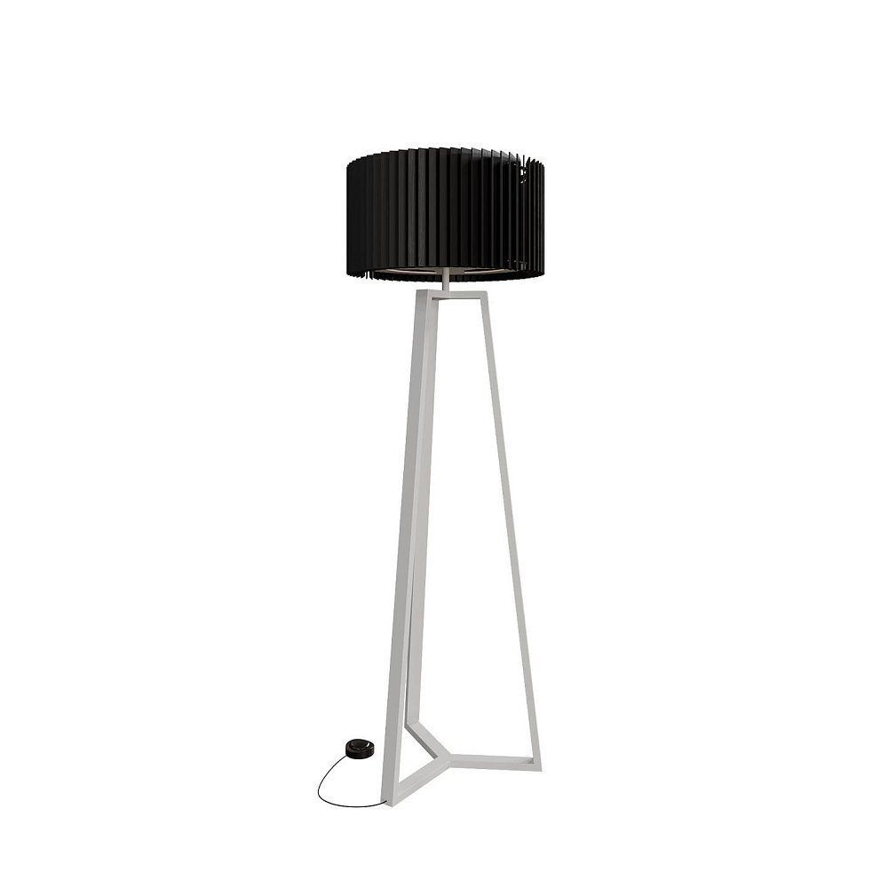 Rotor Floor Lamp — дуб черный — Белый