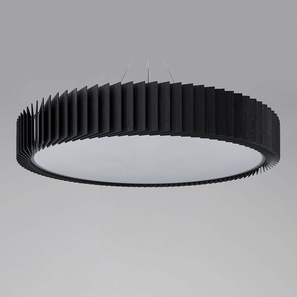 Rotor Chandelier 1000 — дуб черный — на струнном подвесе