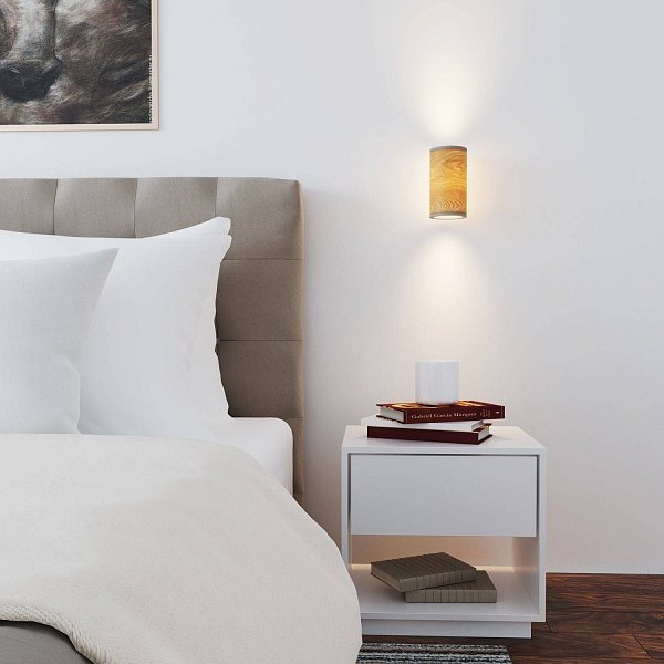 Jupiter Wall Lamp — оливковый ясень — серый