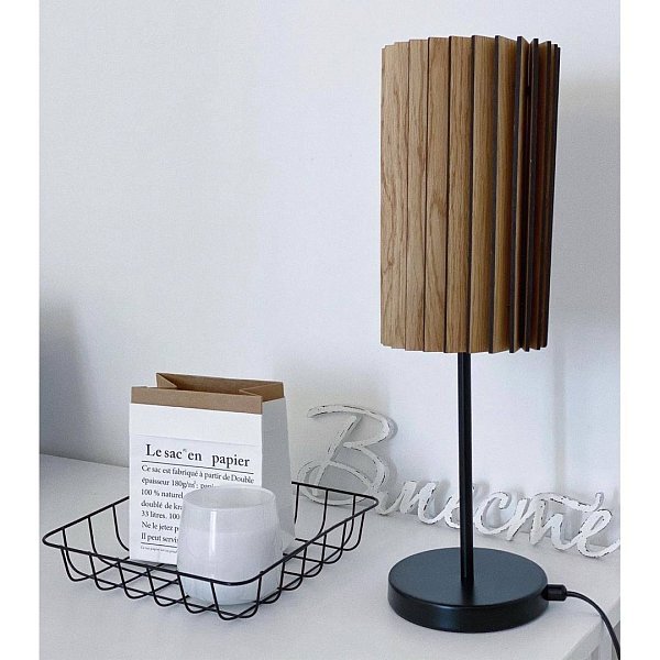 Rotor Table Lamp — американский орех