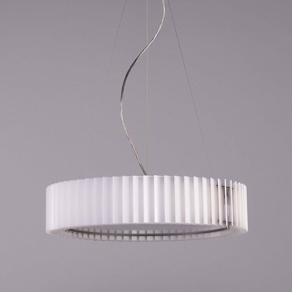 Rotor Chandelier white acrylic — M — на струнном подвесе