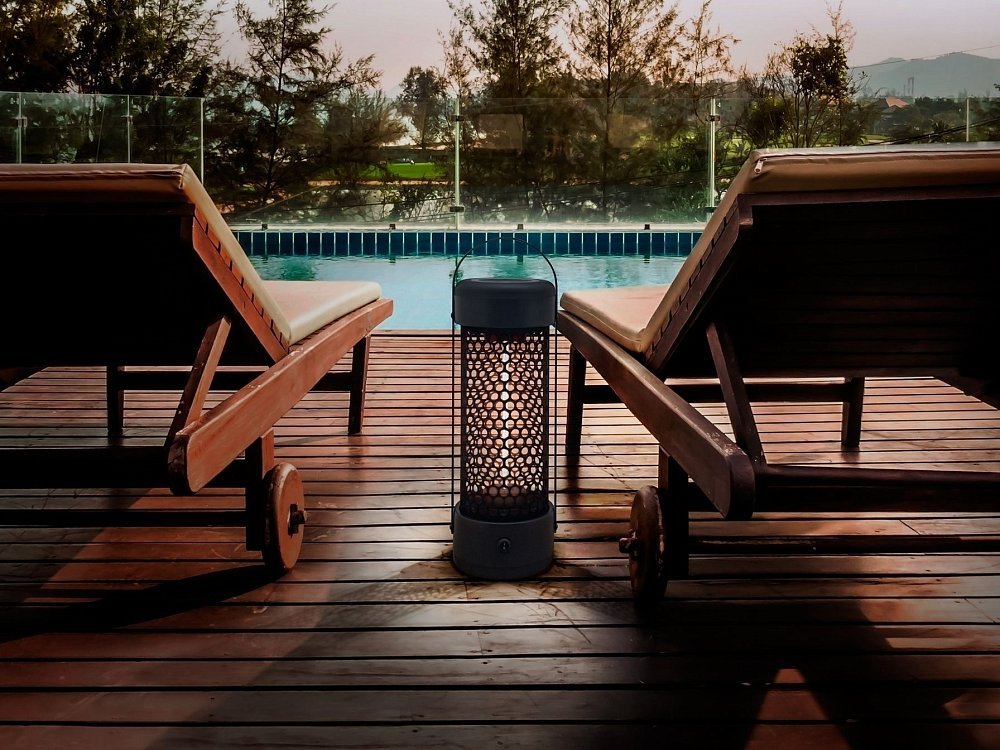 Уличный фонарь-обогреватель Heat Black 1200W