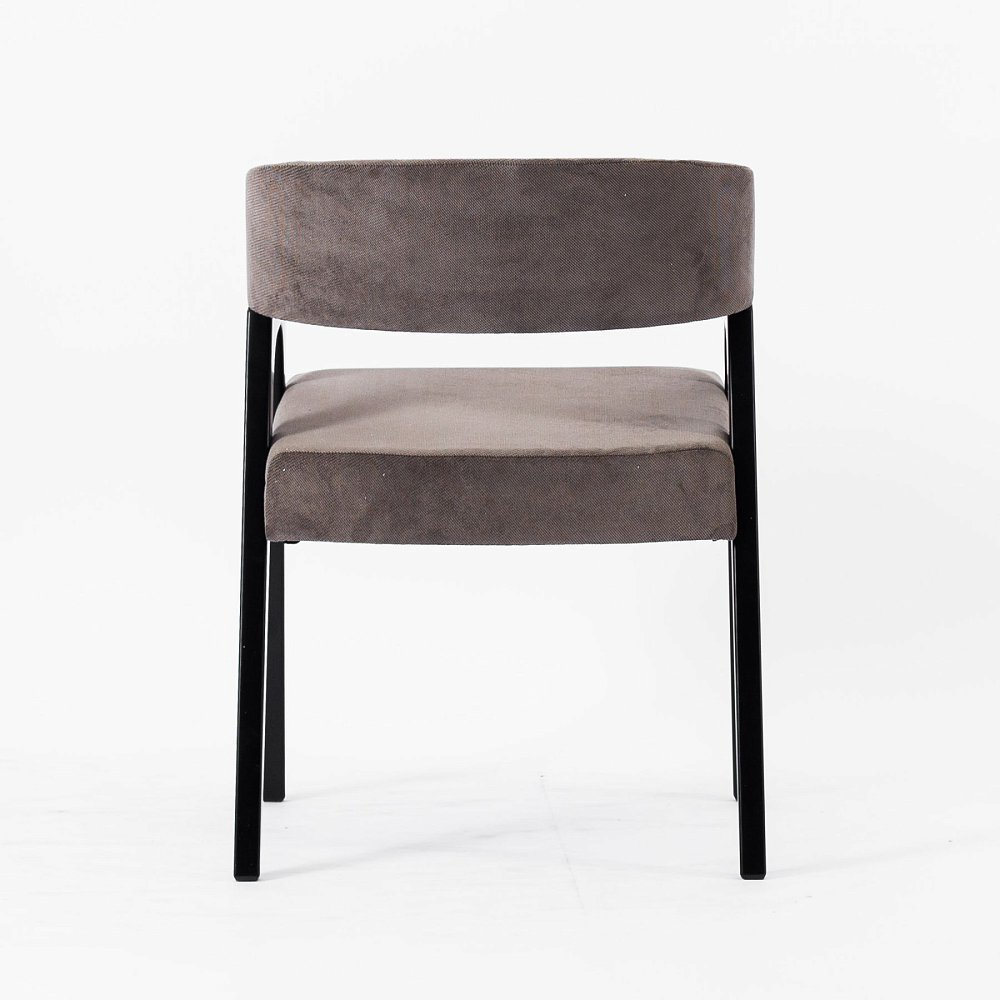 Стул Берн серо-коричневая ткань массив бука (цвет черный)