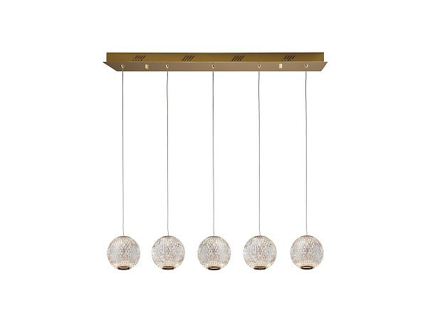 Линейный подвес Austral LED 5L золото