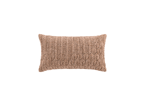Подушка декоративная Chaddar светло-коричневая 60x35