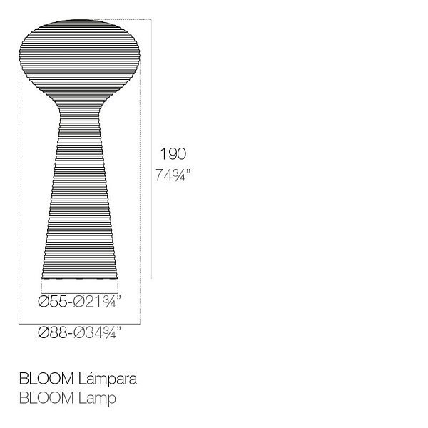 Торшер Bloom