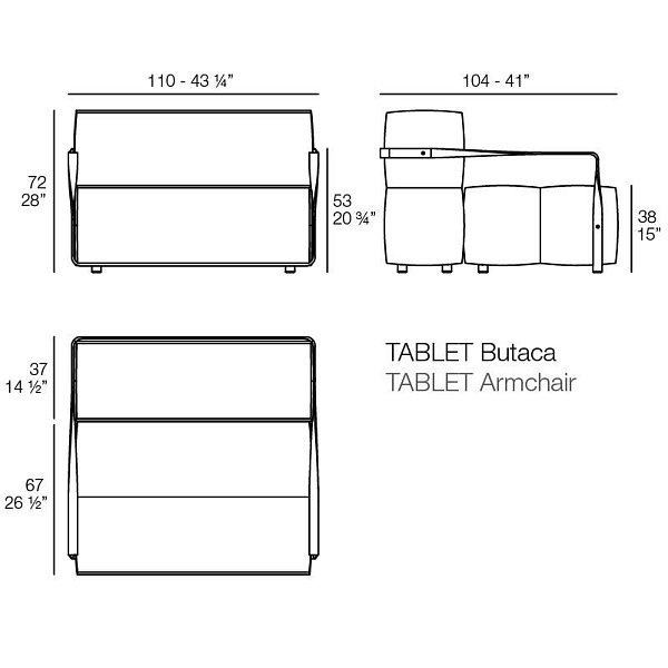 Кресло Tablet