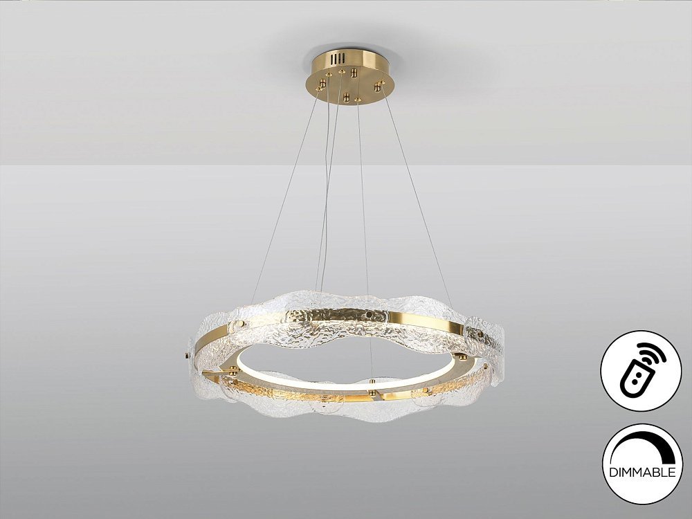 Люстра Lira Ø60 золотая DIM
