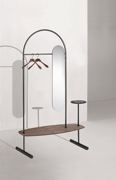 Вешалка Arco орех- графит- мрамор Sahara Noir