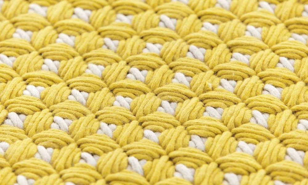 Подушка Silai желтый - белый 60x35