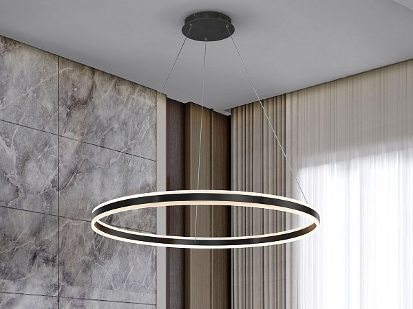 Подвесной светильник Helia Ø100 LED черный матовый