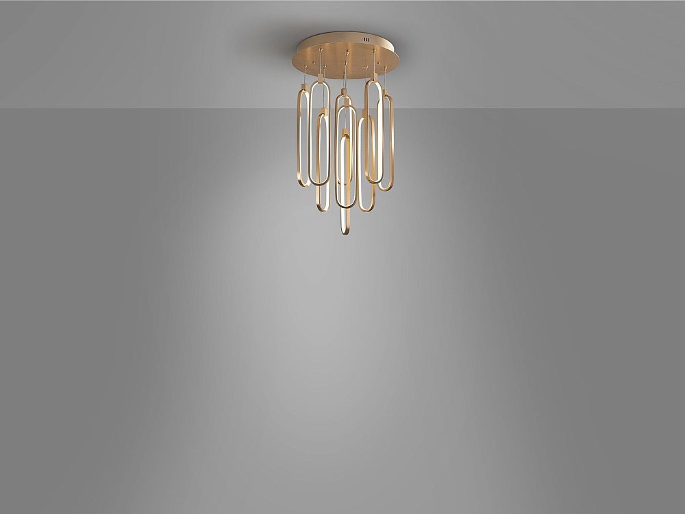 Люстра Colette 9L розовое золото