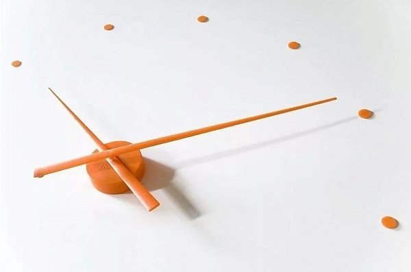 Часы Oj 80 см тыквенный