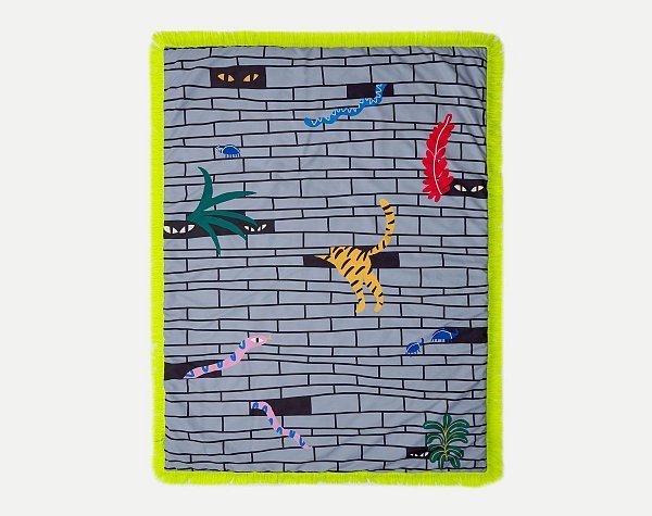 Плед Tapame Mucho Urban Jungle Yellow 180*140
