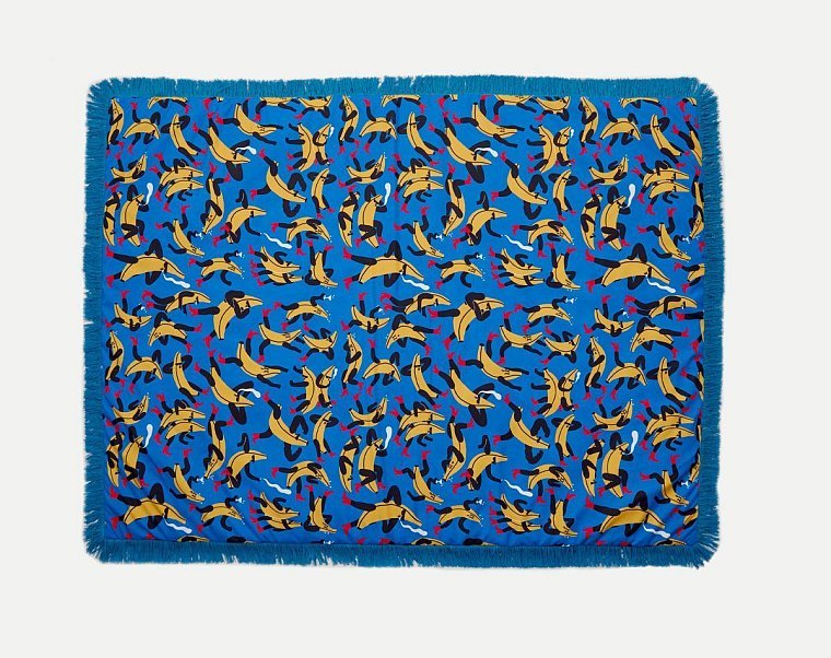 Плед Tapame Mucho Banana Guys blue 180*140