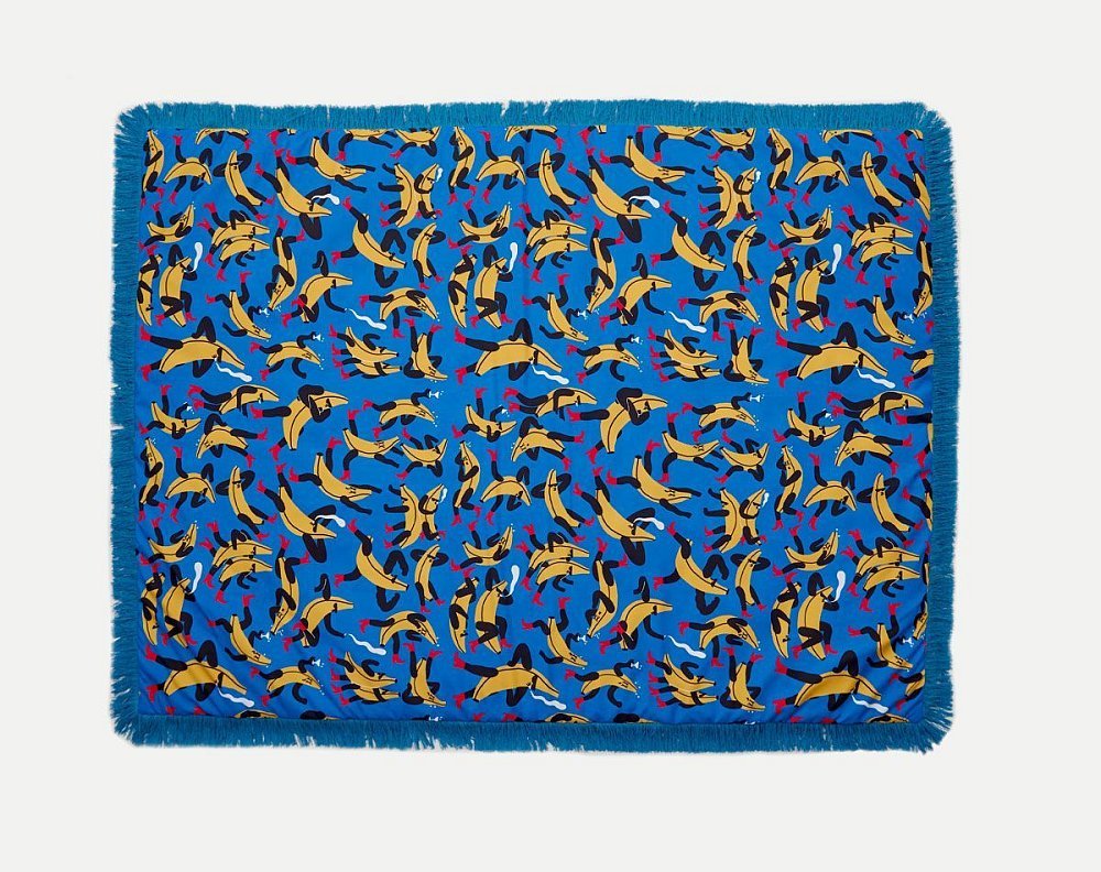 Плед Tapame Mucho Banana Guys blue 180*140