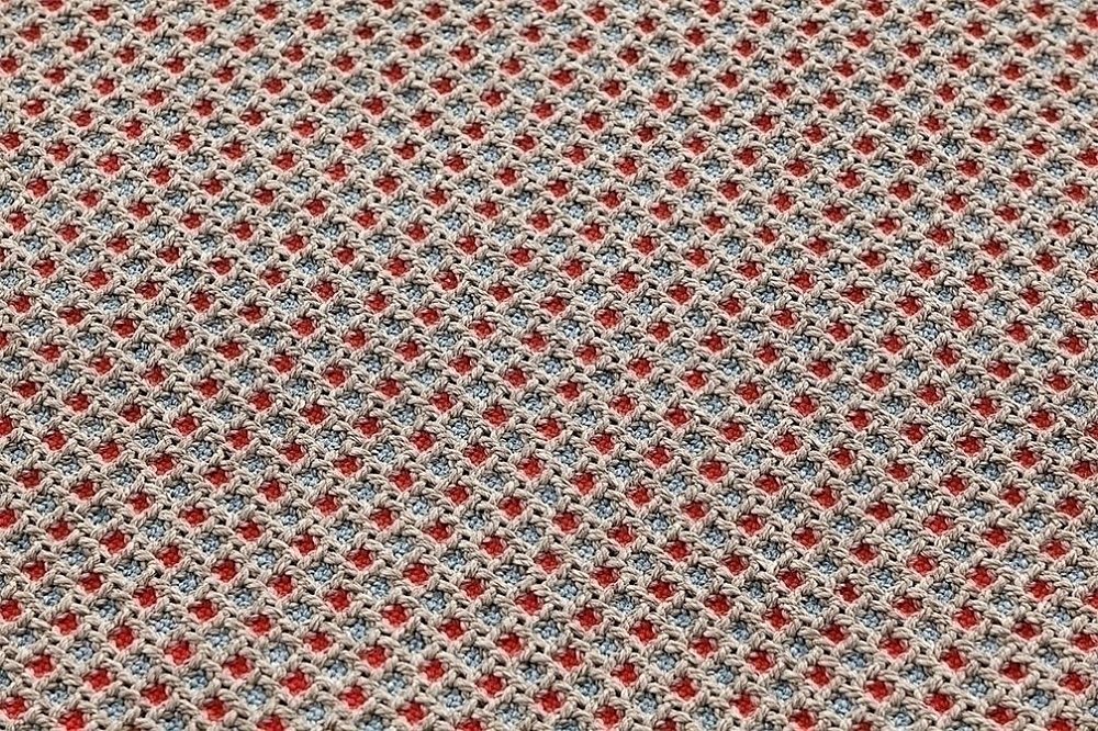 Подушка GL Gofre синяя 45x45