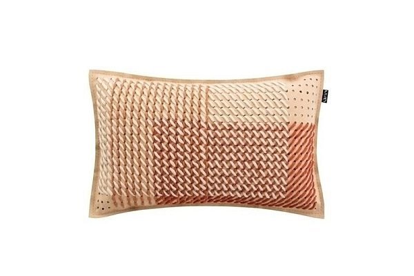 Подушка Canevas Geo коралловая 61x36 см