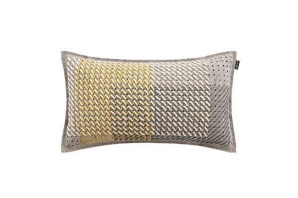 Подушка Canevas Geo серая 61x36 см