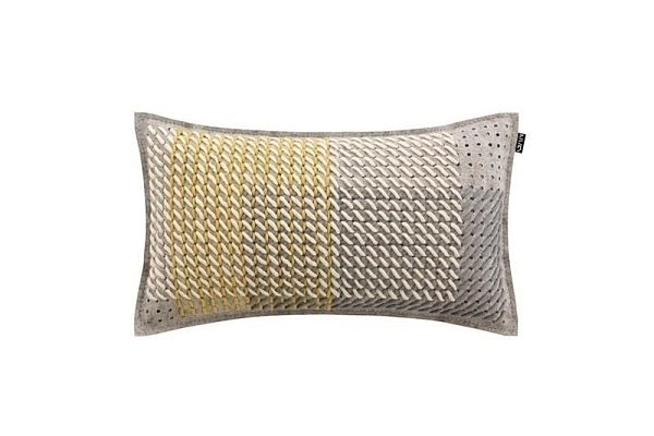 Подушка Canevas Geo серая 61x36 см