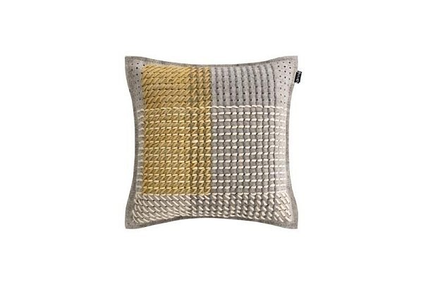 Подушка Canevas Geo серая 50x50 см