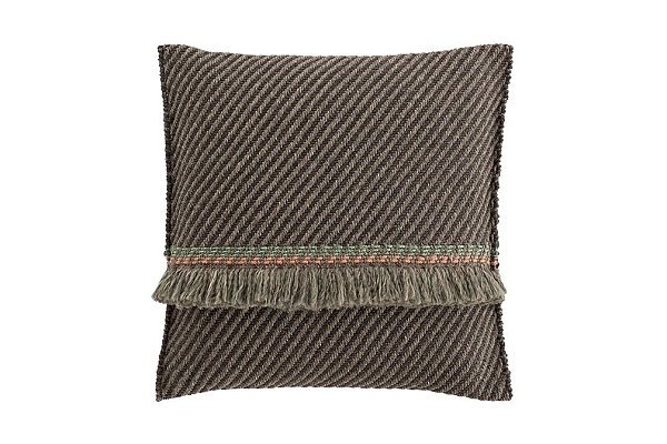 Подушка GL Diagonal алоэ-серый 70x70